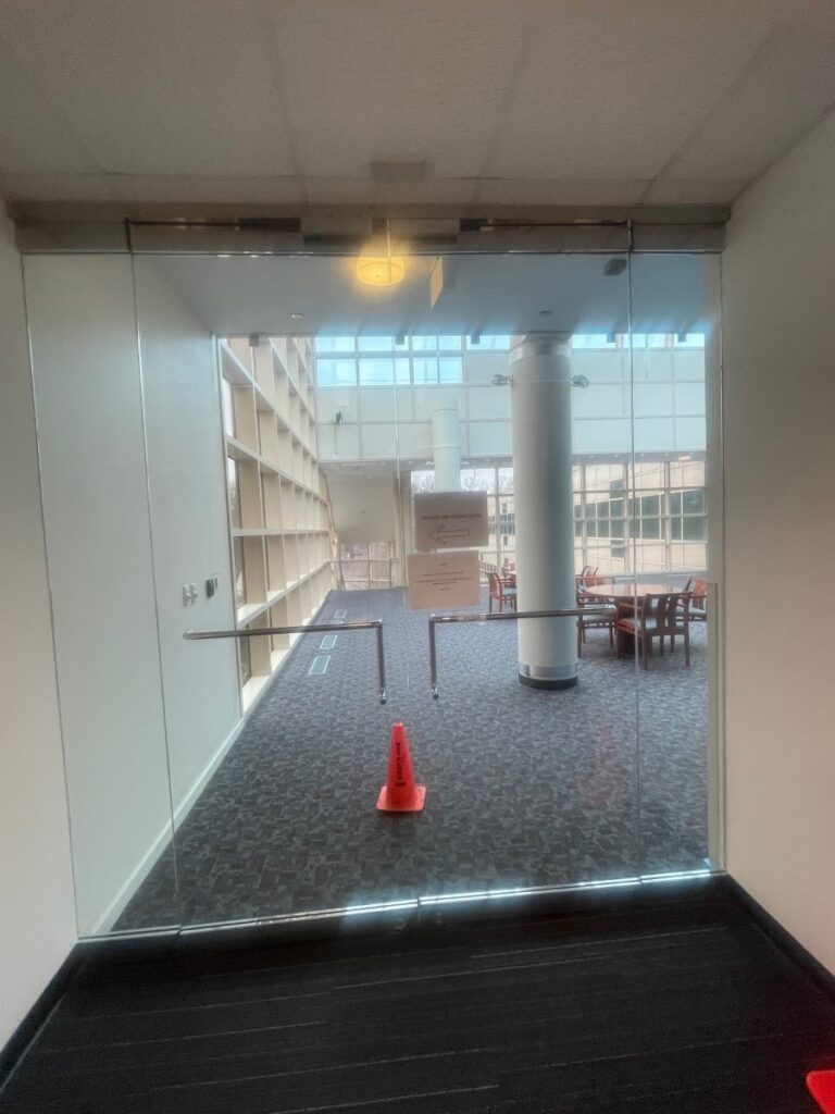 Commercial Door Repair For Frameless Door