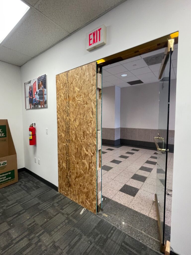 Commercial Door Repair For Emergency Board Up